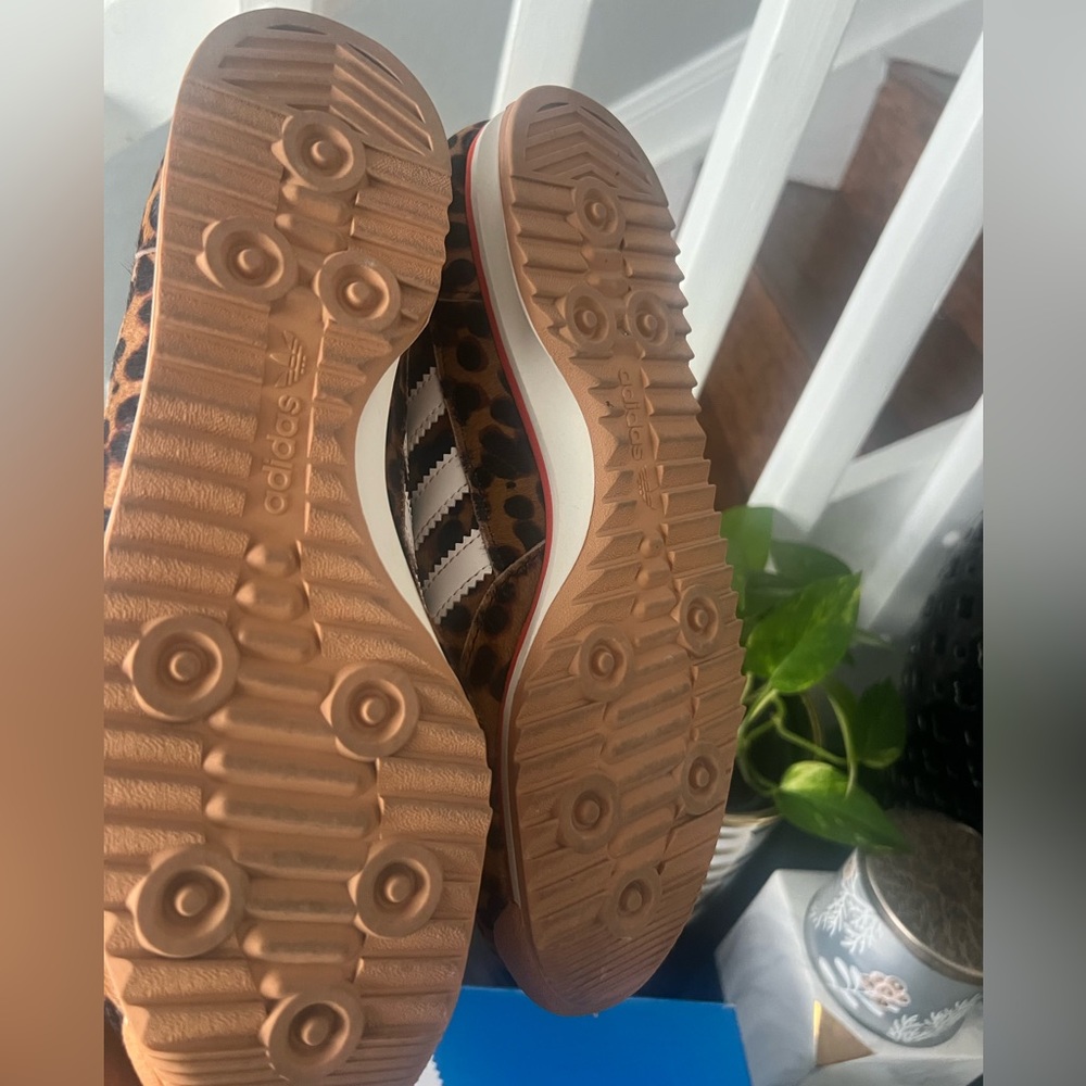 Adidas SL 72 OG W Leopard Print Sneakers, sz 9 - Picture 2 of 7